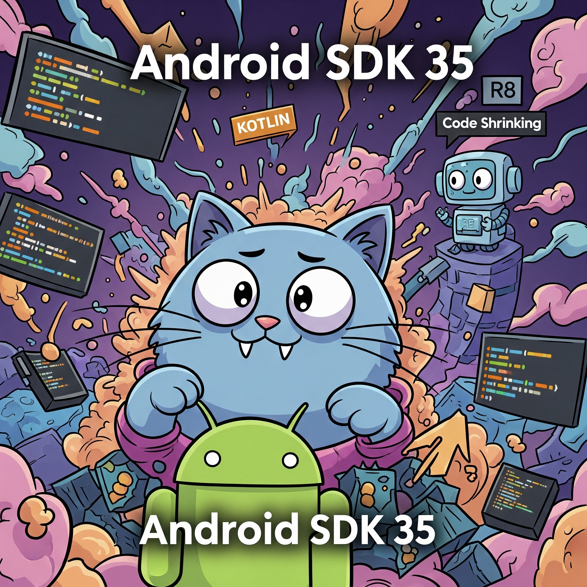 안드로이드 SDK 35 + Kotlin + R8